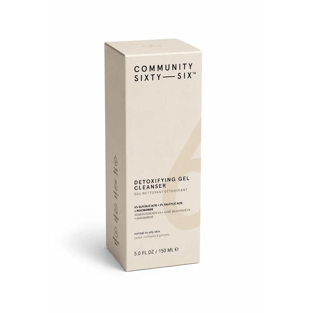 Community Sixty-Six Detoxifying Gel Cleanser 150ml / 5.0 fl oz New